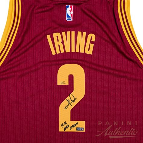 signed kyrie irving jersey